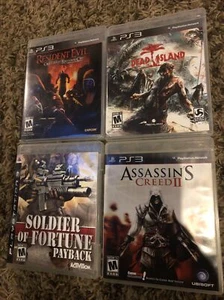 Play Station 3 Ps3 Resident Evil Assassins Creed Dead Island Soldier Of Fortune - Bild 1 von 12