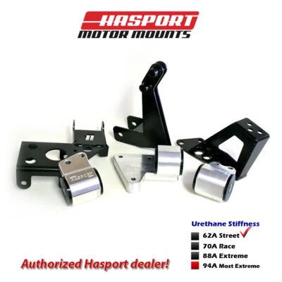 Kit de montaje de motor Hasport Swap 92-01 para Honda Civic/Acura Integra EGK1-62A Foto 1 de 2