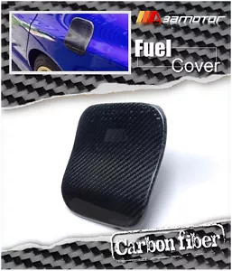 Dry Carbon Fiber Gas Cap Fuel Door Cover for Mitsubishi Evolution EVO 7 8 9 CT9A - Picture 1 of 1