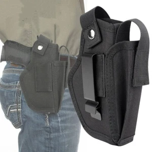 Universal IWB OWB Tactical Gun Holster with Mag Pouch Concealed Carry Pistol - Picture 1 of 13