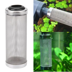 Aquarium Fish Tank Edelstahl Mesh Filter Netzhülle Schützen Shrimp God - Bild 1 von 8
