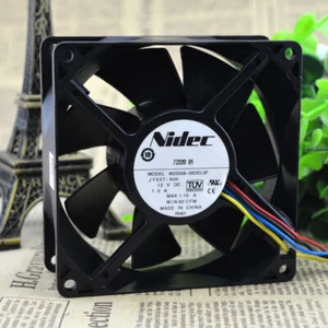 Nidec M35556-35DEL3F 12V 1A 9032 9cm Chassis Cooling Industrial Fan Quiet - Picture 1 of 5