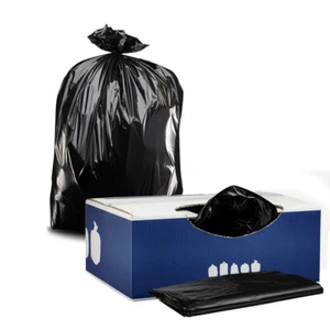 Bolsas de basura para contratista Plasticplace de 42 galones - negras, estuche de 25 bolsas - Imagen 1 de 9