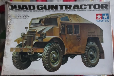 Tamiya 1/35 miniature series n.45 Canadian Ford F.G.T. QUAD GUN TRACTOR - Immagine 1 di 3
