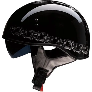 Z1R Half Face Motorcycle Helmet Vagrant FTW Pick Color XS-2XL DOT Approved - Picture 1 of 8