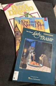 Disney Hal Leonard Sheet Music Book Songbook Lot of 3 - Picture 1 of 18