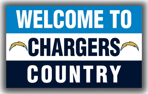 Los Angeles Chargers Welcome to Chargers Country Flag 90x150cm3x5ft Best Banner Cover