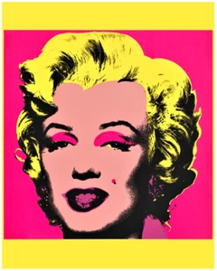 MARILYN MONROE - ANDY WARHOL - 4"X6" PHOTOGRAPH - Picture 1 of 1