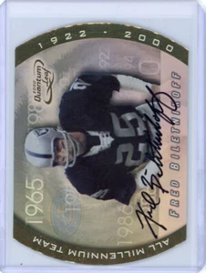 Fred Biletnikoff 2000 Leaf Quantum All-Millenium Team Autograph #011/100 - Picture 1 of 4