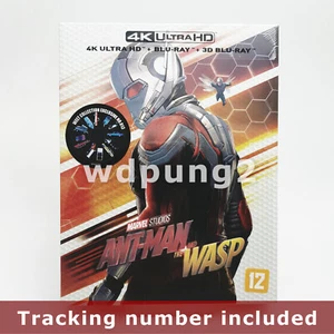 Ant-Man And The Wasp - 4K UHD + BLU-RAY 2D & 3D Steelbook Edition - Full Slip A1 - Picture 1 of 6