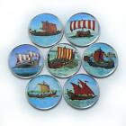 Somalia set of 7 coins Antique Ships colorized souvenir set 2017