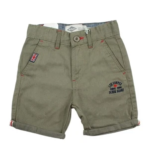 Bermuda Boy Lee Cooper. Green Khaki, Grey Gift for Child Of 4 To 14 - Picture 1 of 13