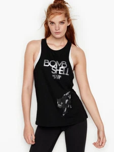 Victoria's Secret VSX Sport tank, Size M or L, Black w/Jaguar Graphic, NEW! - Picture 1 of 3