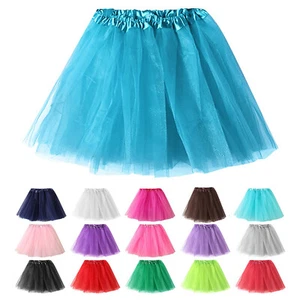 Women's Tutu Skirt Layered Tulle Tutus Ballet Dance Tutus Skirt Party Princess - Picture 1 of 70