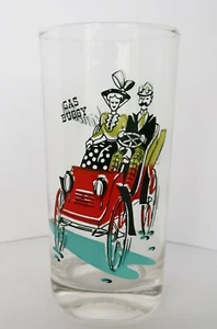 Vintage Anchor Hocking 'Gay Nineties' Gas Buggy Drinking Glass - Picture 1 of 5