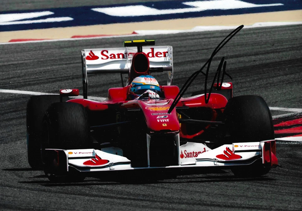 Fernando Alonso "Ferrari" Autogramm signed 20x30 cm Bild - Bild 1 von 1
