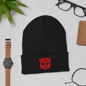 Autobots Transformers Skullcap, Winter Hats, Transformers Cuffed Beanie - Picture 1 of 11