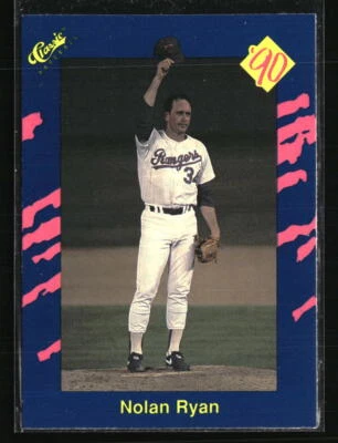 Nolan Ryan 1990 Classic Blue #1  Baseball Card - Image 1 of 2