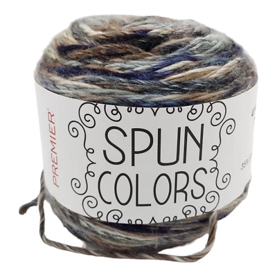 1 Premier Spun Colors Merino Wool Yarn - # 1110-01 Agate - 7oz Gray Brown - Image 1 of 4