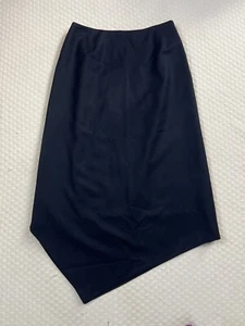 Bernard Zins asymmetrischer Rock Kaschmir Wollmischung | Schwarz | Größe 4 - Bild 1 von 7