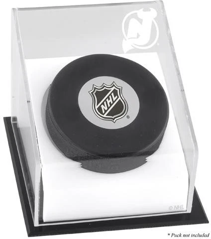 Devils Puck Logo Display Case - Fanatics - Image 1 of 1
