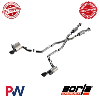 Escape trasero Borla tipo S Cat para Jeep Grand Cherokee SRT 2015-2021 6,4 L V8 AT Foto 1 de 2