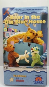 Bear in the Big Blue House Volume 8 1999 VHS Tape Jim Henson Bedtime Plus Night - Bild 1 von 5