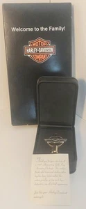 Harley-Davidson 100th Anniversary Solid Brass & Sterling Silver Gold Key BoxedA1 - Picture 1 of 7