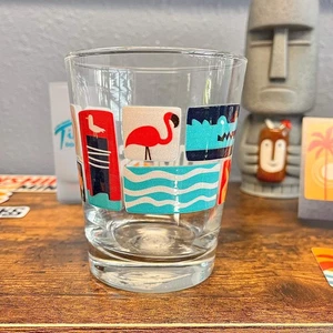 Tiki Docks - Collage/Mosaic Mai Tai Glass - Rocks Glass for Bar - Picture 1 of 6
