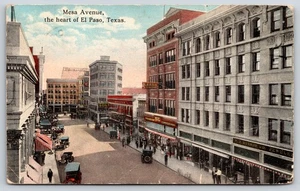 El Paso Texas~Mesa Avenue~Kress 5&10c Store~WT Hinson~Blumenthal~c1915 - Picture 1 of 2