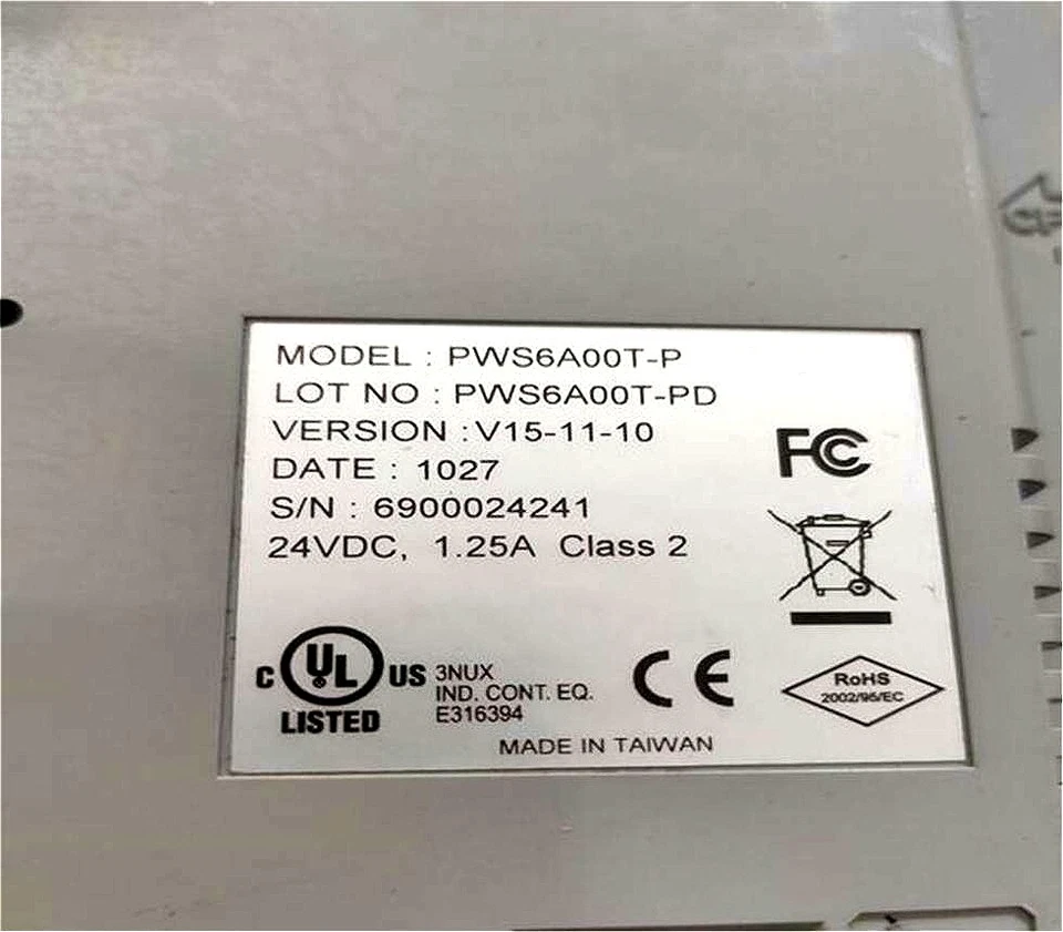 1PC New Hitech PWS6A00T-P HMI Touch Display Screen PWS6A00TP - Image 1 of 1