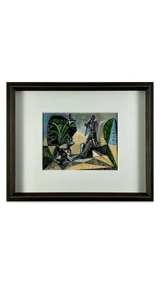 Пабло Пикассо - La chevre et le Berger - французский коллотип - 1948 - Изображение 1 из 4