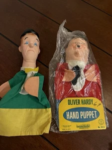 Vintage LORBEER UND WINTERHARTE HANDPUPPEN SELTEN - Bild 1 von 5