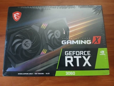 NEW SEALED MSI Nvidia GeForce RTX 3060 12GB Graphics Card GPU PC - Image 1 of 2