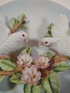 Vintage 1988 Jonathon Byron Americana Signature Collector Plate Doves - Bild 1 von 20