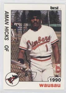 1990 Best Wausau Timbers Aman Hicks #24