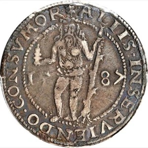 1587 German States, Brunswick Wolfenbuttel 1/2 Thaler PCGS VF 35 Wildman Germany - Picture 1 of 4