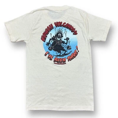 Camiseta De Colección Años 70 Parque Nacional Volcanes de Hawái Para Hombre Talla Pequeña Hecha en EE. UU. Foto 1 de 4