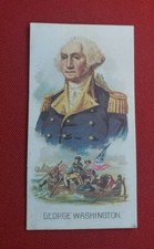 kinney tobacco leaders george washington card Reprint