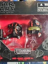 Star Wars Titanium Black Series SF TIE FIGHTER PILOT POE DAMERON Helmets 04