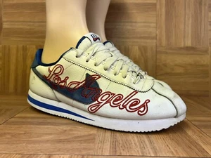 RARE🔥 Sz 11 - Nike Cortez Basic Leather L.A Los Angeles Men's Shoes DA4402-100 - Picture 1 of 12