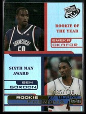 Emeka Okafor/Ben Gordon 2005-06 Press Pass Holo Gold /100 #RP42 Connecticut