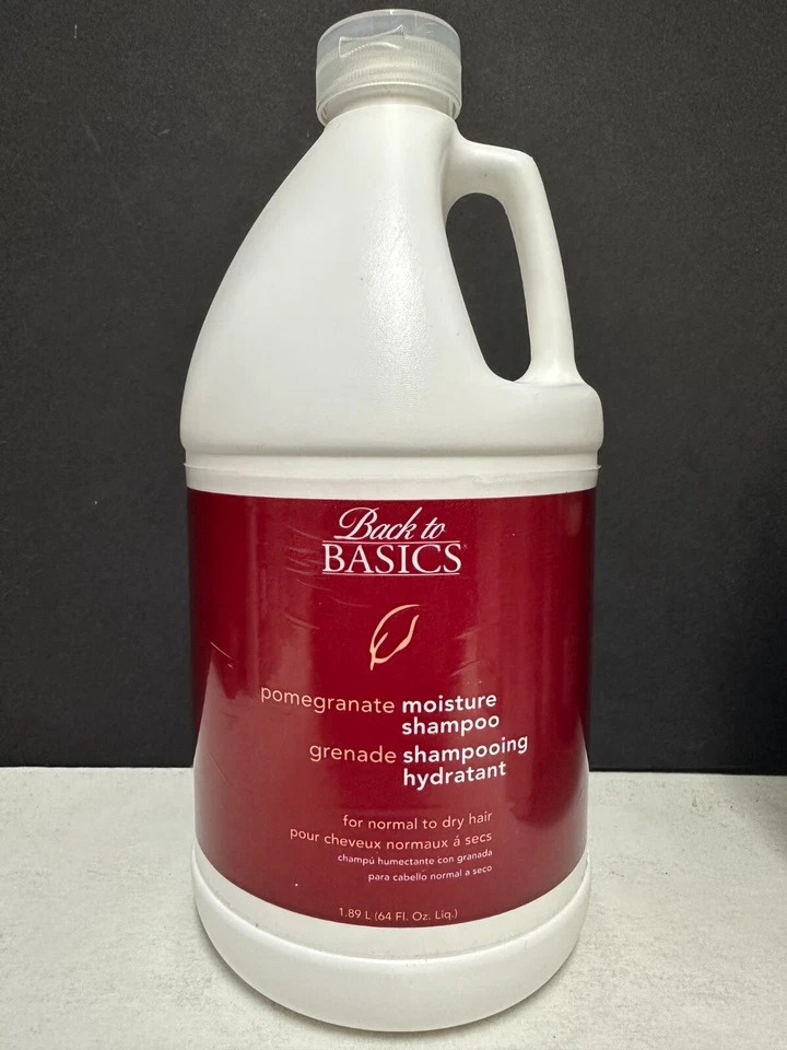 Champú hidratante de granada Back To Basics para cabello normal a seco - 64 fl oz Foto 1 de 1