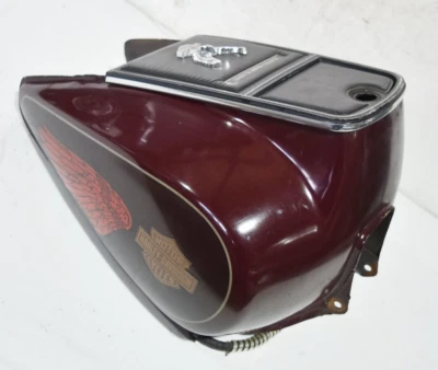Harley Davidson Genuino Tanque de Gas 1983 Pala 1340 FLHT Electra Glide #4007 Foto 1 de 4