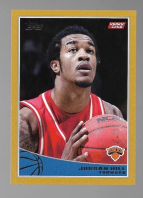 2009-10 Topps Chrome Jordan Hill Gold  Rookie #901/2009 - image 1 of 2