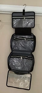 LVLY HANGING Toiletry Bag Travel Bag Men Lady Large Bathroom Organizer 11W x8HX4 - Picture 1 of 24