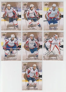 16/17 UD MVP Washington Capitals (7 Cards) Ovechkin Kuznetsov Backstrom Oshie + - Picture 1 of 2