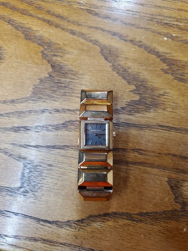 Orologio Michael Kors Donna Oro Rosa Quadrante Quadrato MK3165 Necessita di Batteria