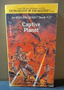 Endless Quest Book 17 - Captive Planet - Star Frontiers Solo Adventure 1984 Vtg - Imagen 1 de 8