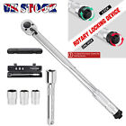1/2" Ratcheting Torque Wrench Square Drive 28-210Nm Car Wheel Wrench with Socket